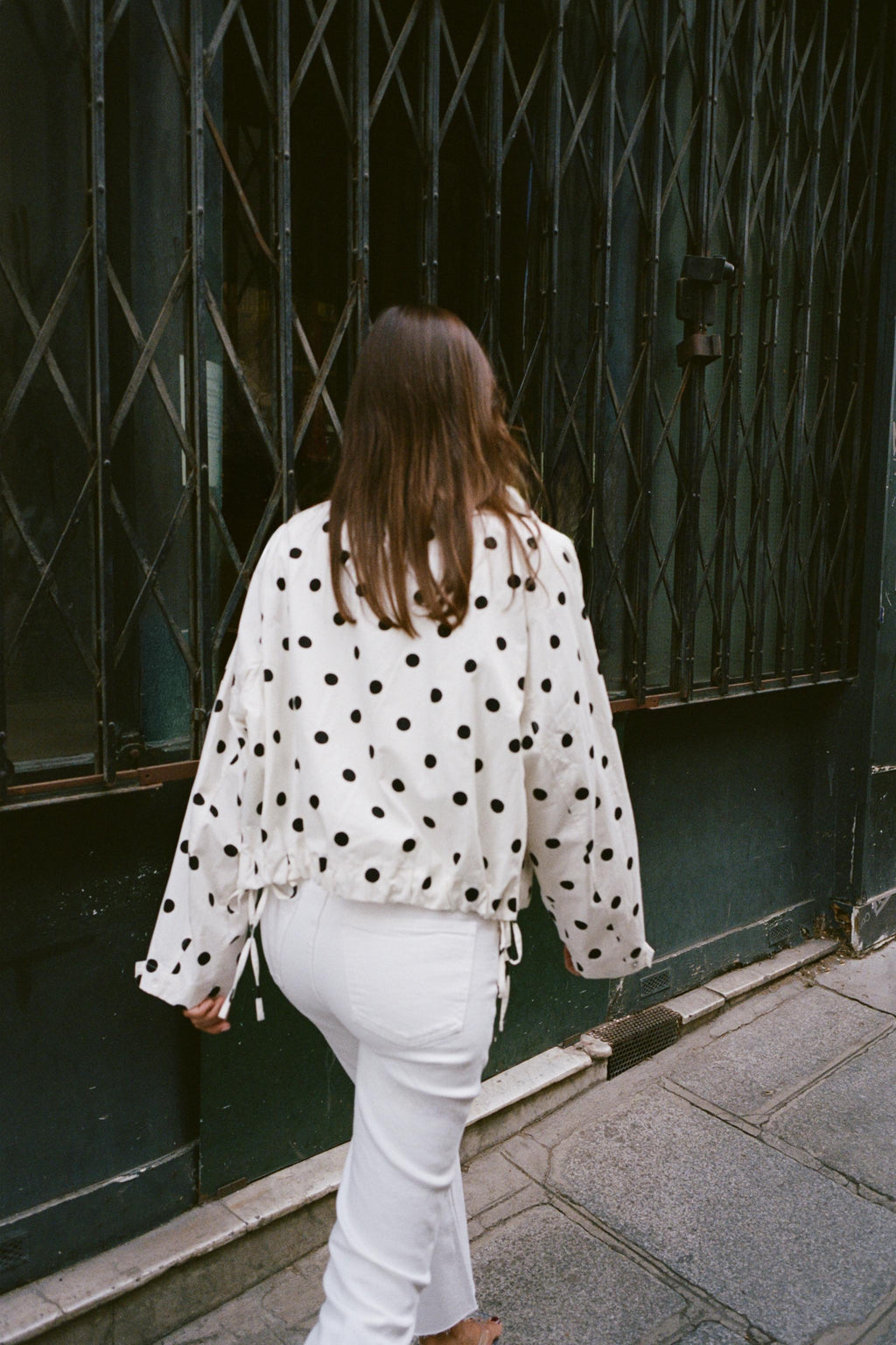 VESTE À POIS - ELENOVA