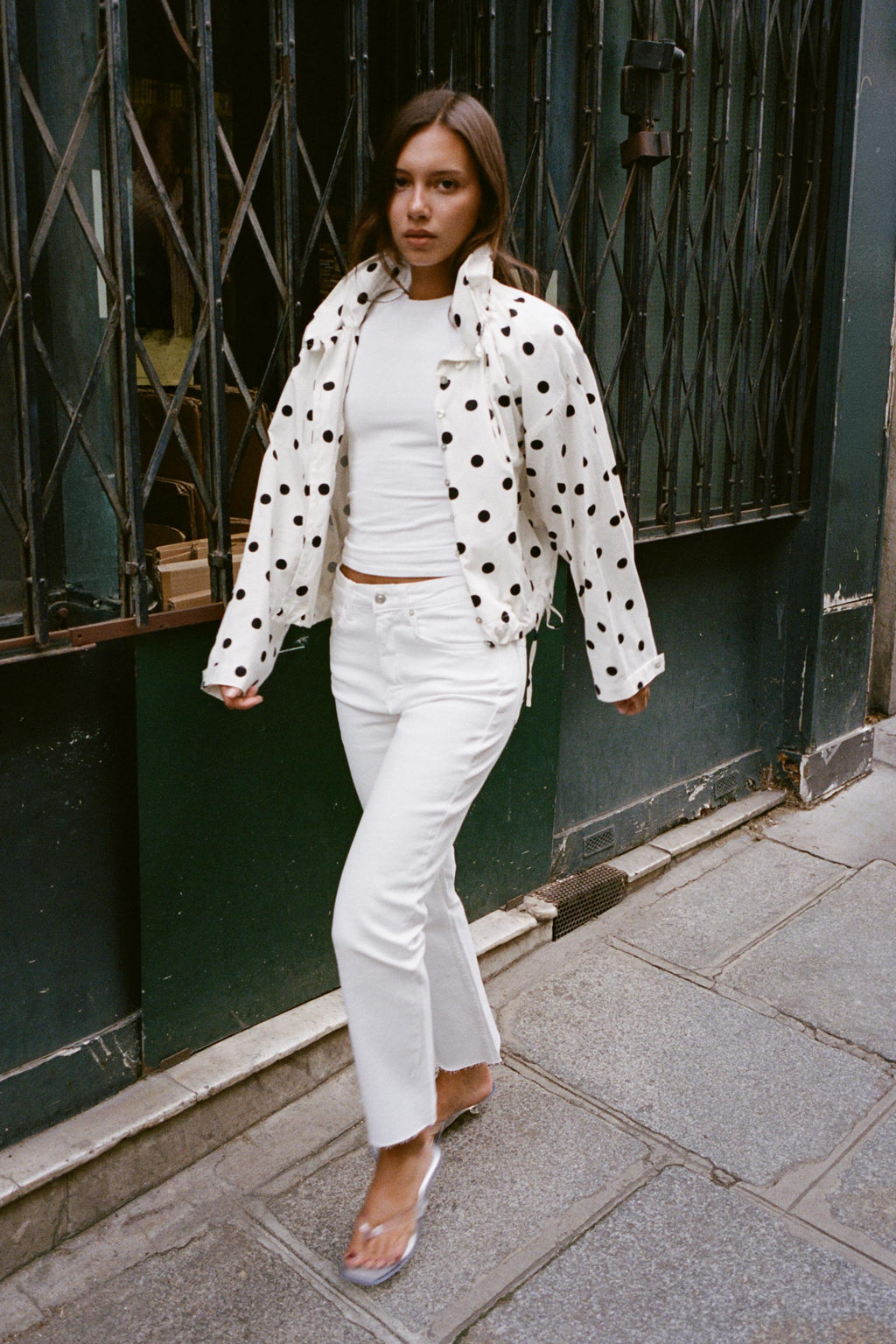 VESTE À POIS - ELENOVA